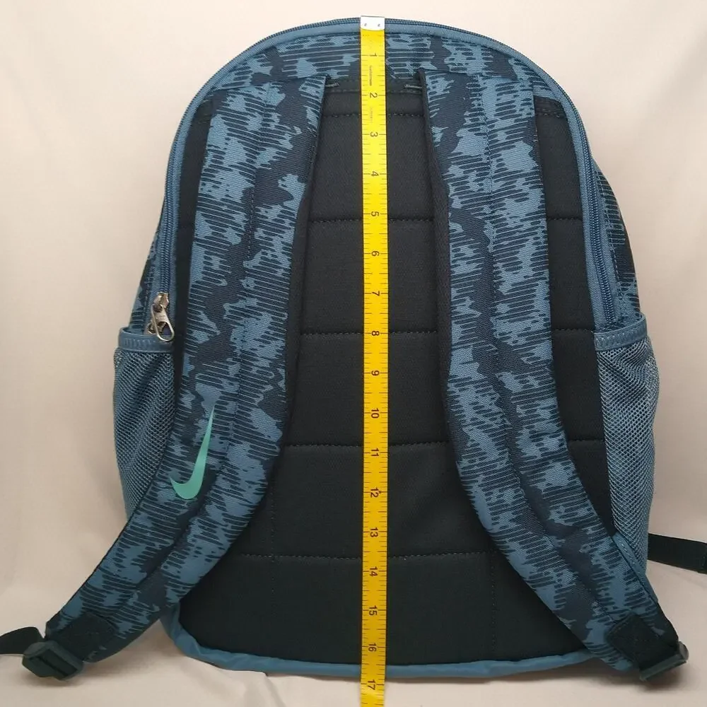 Nike Brasilia Kids Backpack 18L Armoury Navy Aegean Green Frost NWT